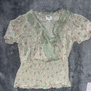 Small light green blouse